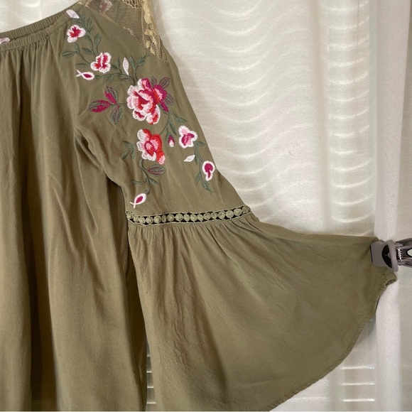 Altar’d State Embroidered Rayon Crop Top - Picture 6 of 12